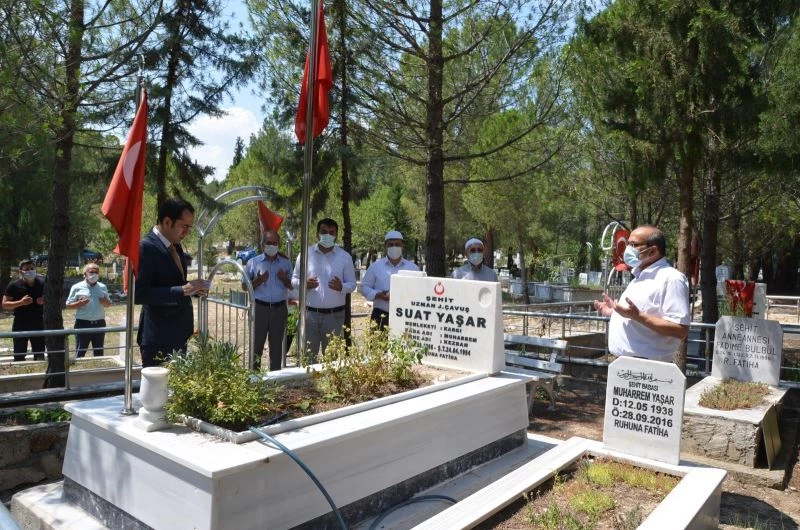 Kargı’da şehitlikler ziyaret edildi
