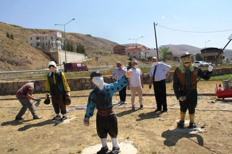 Bayburt’ta çocukların uğrak yeri Masal Parkı tadilattan geçti
