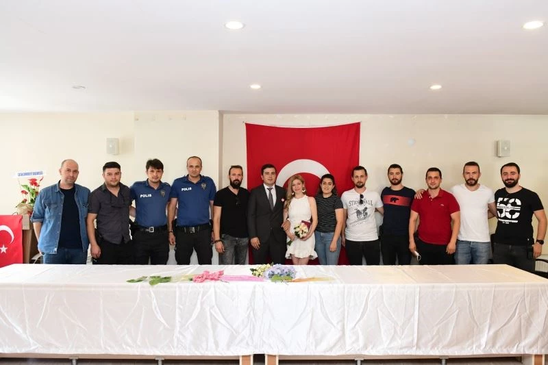 Çatak Emniyet Amiri Altuntop dünya evine girdi
