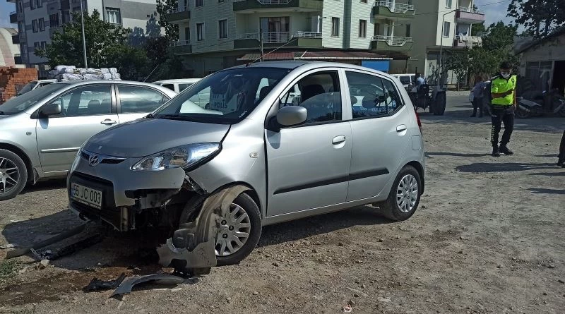 Vitesi karıştırıp duvara çarptı: 1 yaralı
