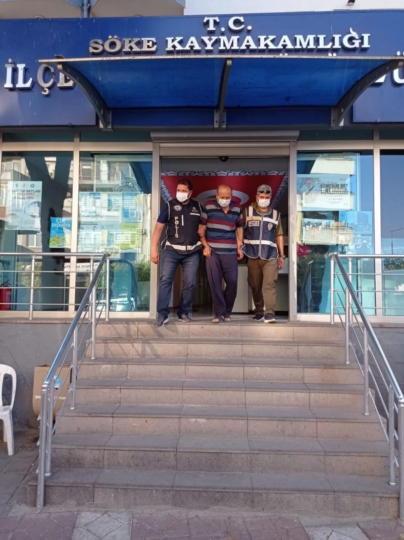 Söke polisi 36 ayrı dosyadan aranan toplam 5 kişiyi yakaladı
