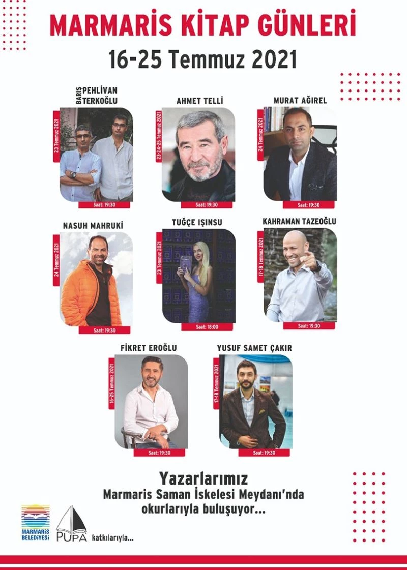 Yazarlar Marmarisli okuyucuları ile buluşacak
