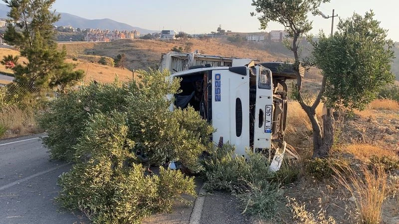 İskenderun’da kamyonun freni boşaldı, faciadan dönüldü
