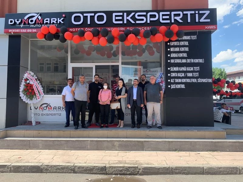 Başkan Çalkın, oto ekspertizin açılışını yaptı
