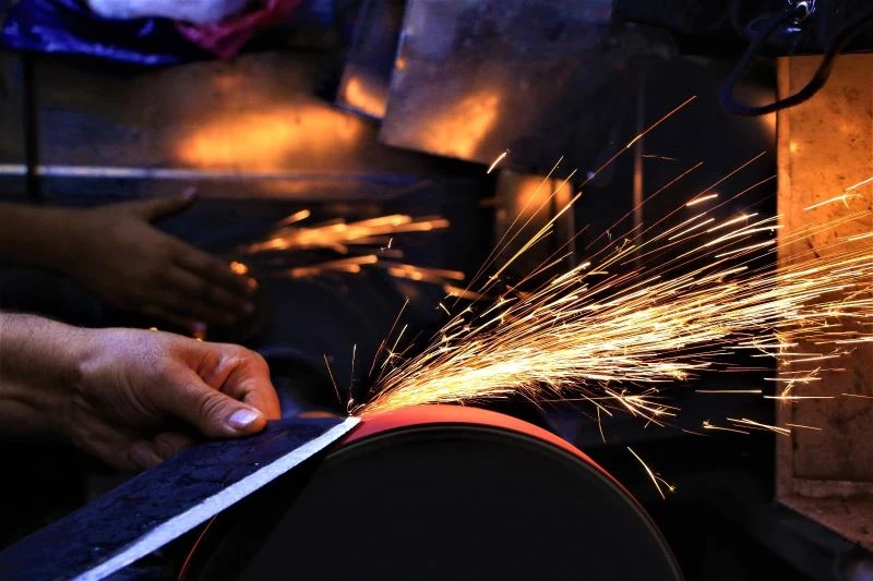 Bıçak bileme ustalarının ’Kurban Bayramı’ yoğunluğu
