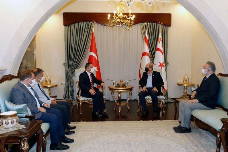 Beyoğlu Belediye Başkanı Yıldız, KKTC Cumhurbaşkanı Tatar ve Başbakan Saner tarafından kabul edildi
