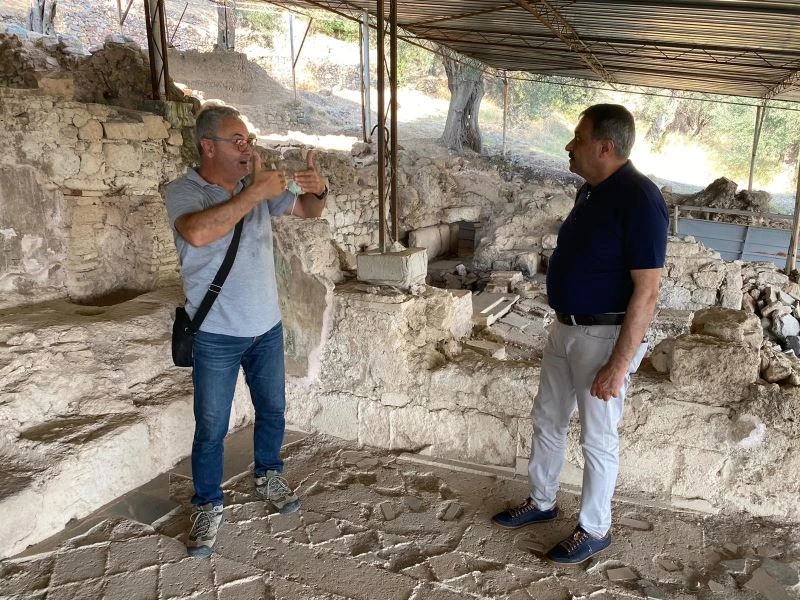 Vali Şıldak Antandros Antik Kentini ziyaret etti
