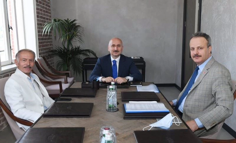 Başkan Aydıner, Bakan Karaismailoğlu ile bir araya geldi
