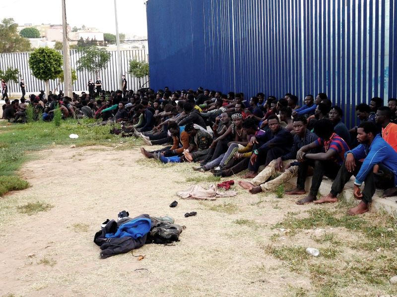 Fas üzerinden İspanya’nın Melilla kentine 238 Afrikalı göçmen geçiş yaptı
