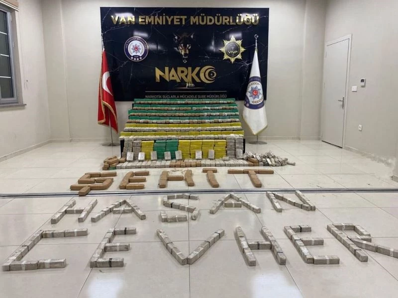 Van’da 265 kilo eroin ele geçirildi
