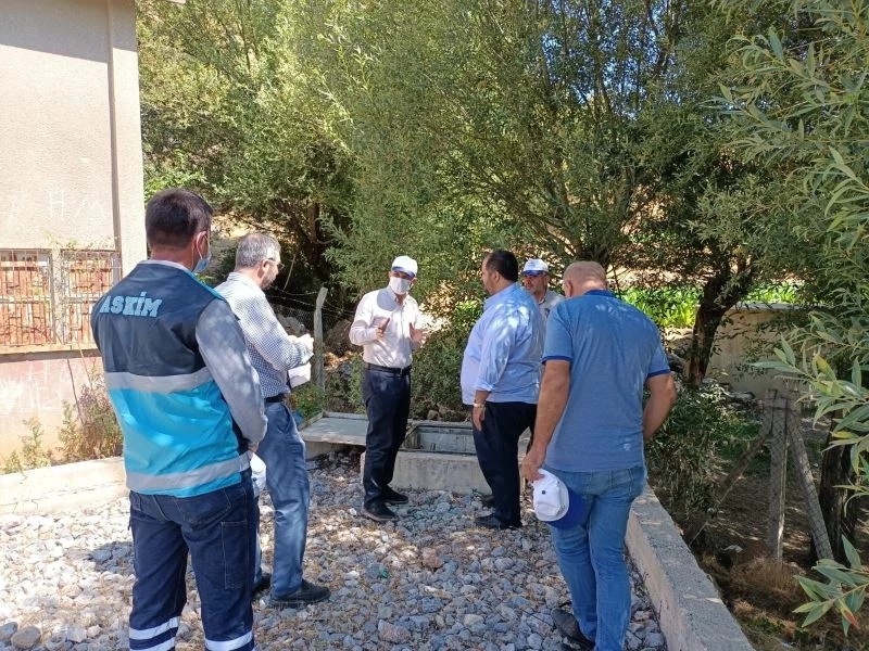 Başkan Kılınç su kaynaklarında incelemelerde bulundu
