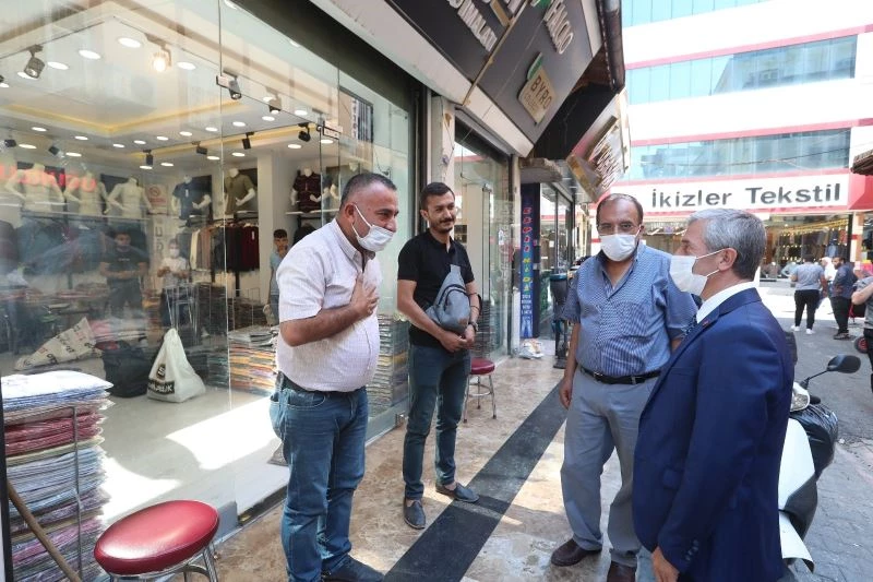 Esnaflardan Başkan Tahmazoğlu’na teşekkür
