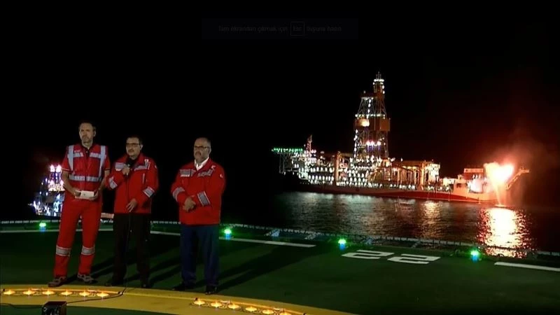 Karadeniz’de tarihi gün, doğalgazda ilk ateş yandı
