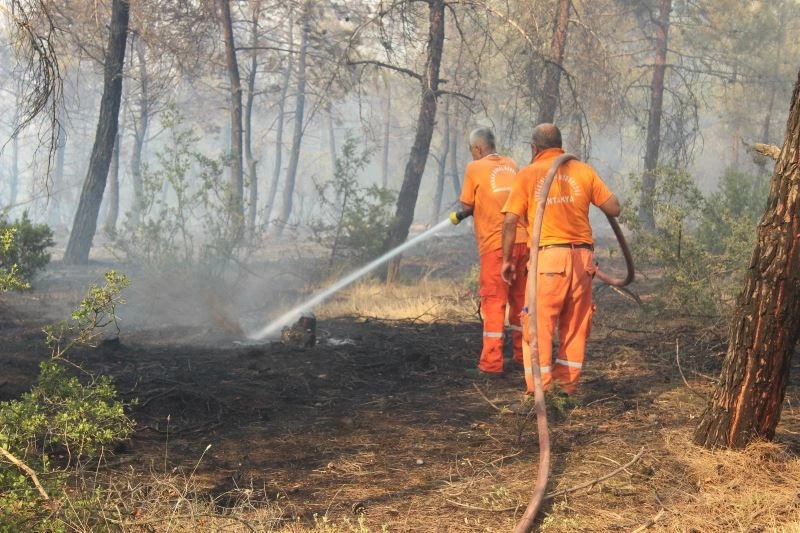 Kilis’te kontrol altına alınan orman yangını yeniden alevlendi

