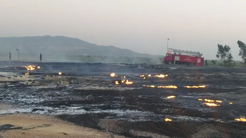 Aydın’da biyogaz tesislerinde yangın
