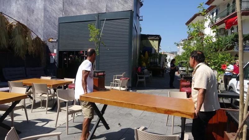 Marmaris’te hazine arazisini izinsiz işgal eden kafeye işlem yapıldı
