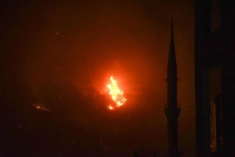 Mersin Aydıncık’ta 2 gün önce çıkan yangına müdahale ediliyor