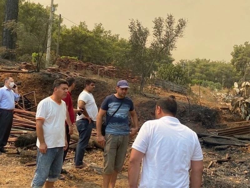 Çiçekdağı Belediye Başkanı Hakanoğlu, Manavgat’ta yangın bölgelerinde inceleme yaptı
