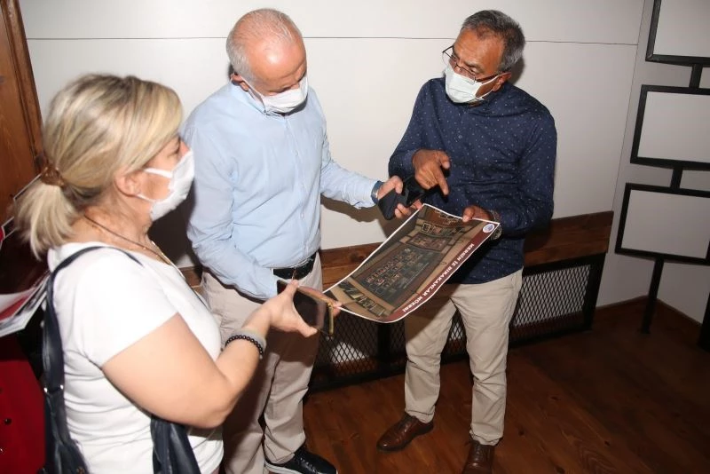 Gültak, son aşamaya gelen Mersin’e İz Bırakanlar Müzesindeki çalışmaları inceledi
