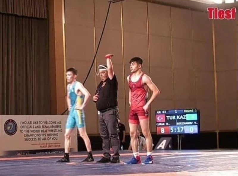 Malatyalı Güreşçi Kurak, Dünya 3’ncüsü oldu
