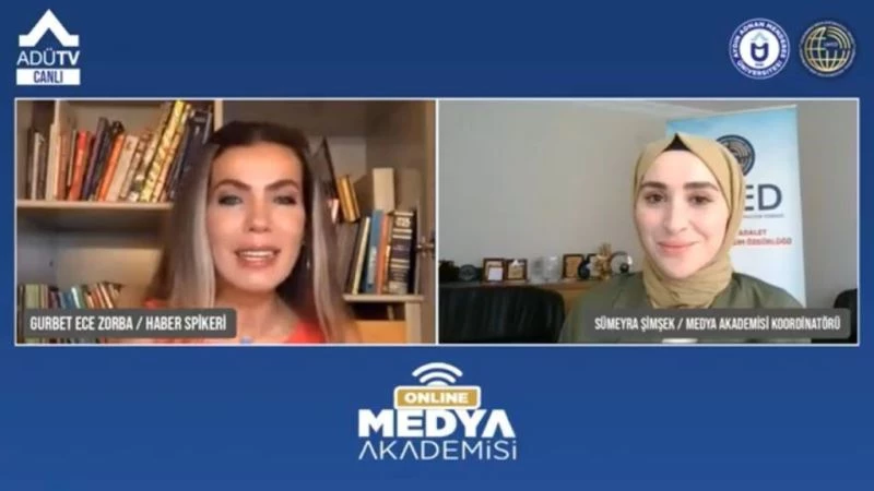 Geleceğin habercileri, ’Medya Akademisi’ ile ADÜTV üzerinden eğitimlerine devam diyor
