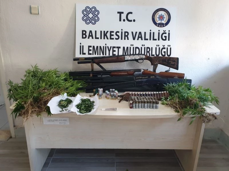 Balıkesir’de son 1 haftada 96 uyuşturucu şüphelisine gözaltı
