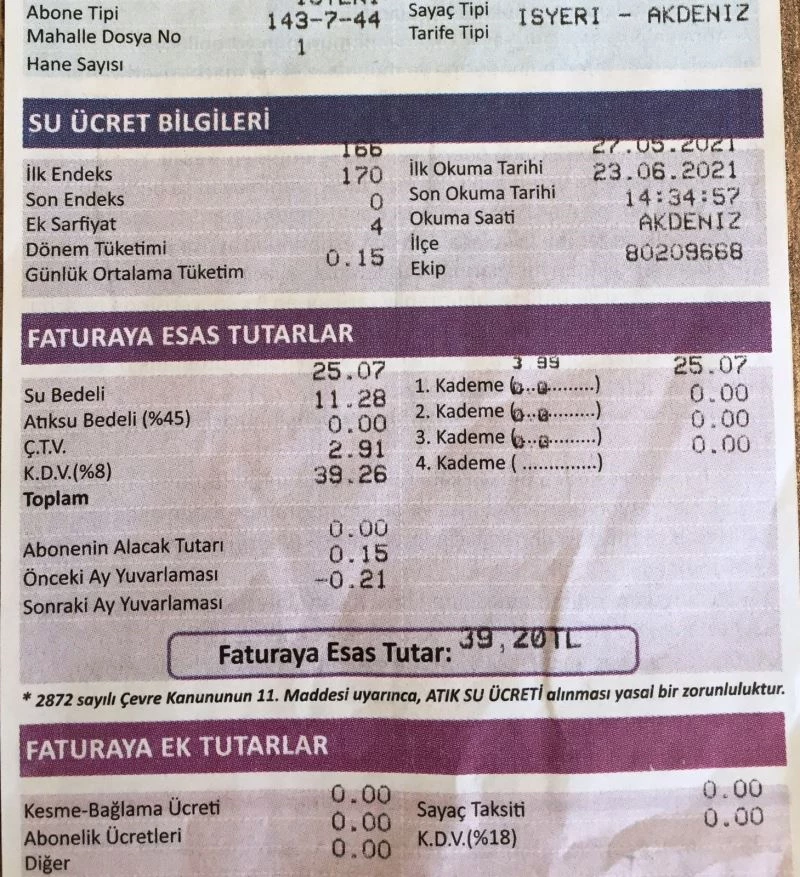MESKİ, su faturası borçlarını yapılandırıyor
