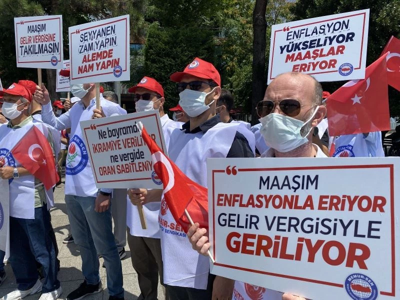 Memur-Sen, seyyanen zam için bir araya geldi
