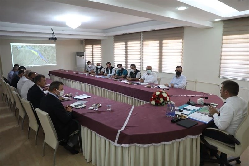 Aralık Rüzgâr Erozyonu Sahası değerlendirme toplantısı yapıldı
