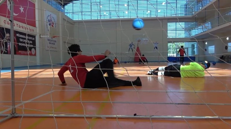 Kazakistan Goalball Milli Takımı, Kırıkkale’de kamp yaptı
