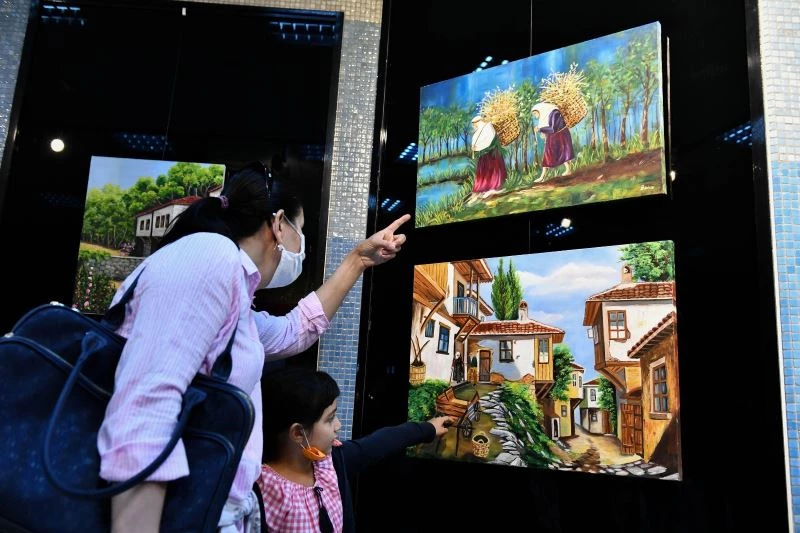 EGO otobüs şoföründen resim sergisi
