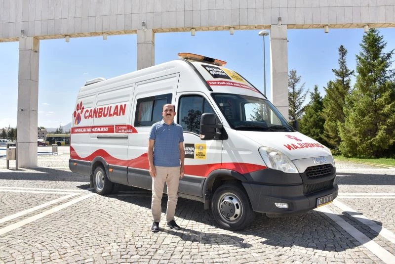 Konya’da yaralı hayvanlar “Canbulan” ile hayata tutunacak
