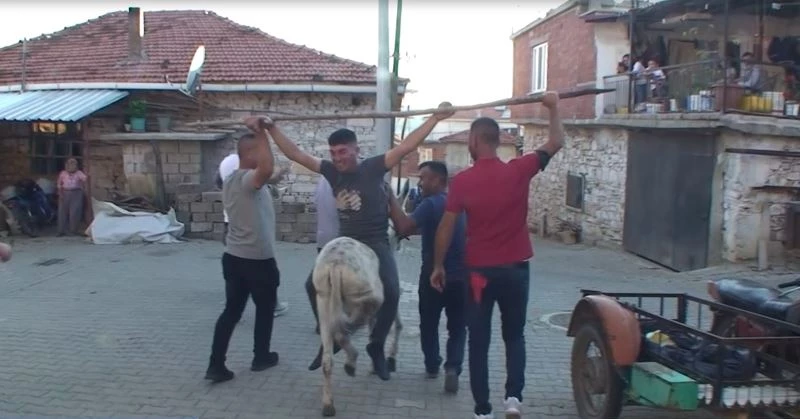 Düğüne geç gelen müzisyene eşek şakası
