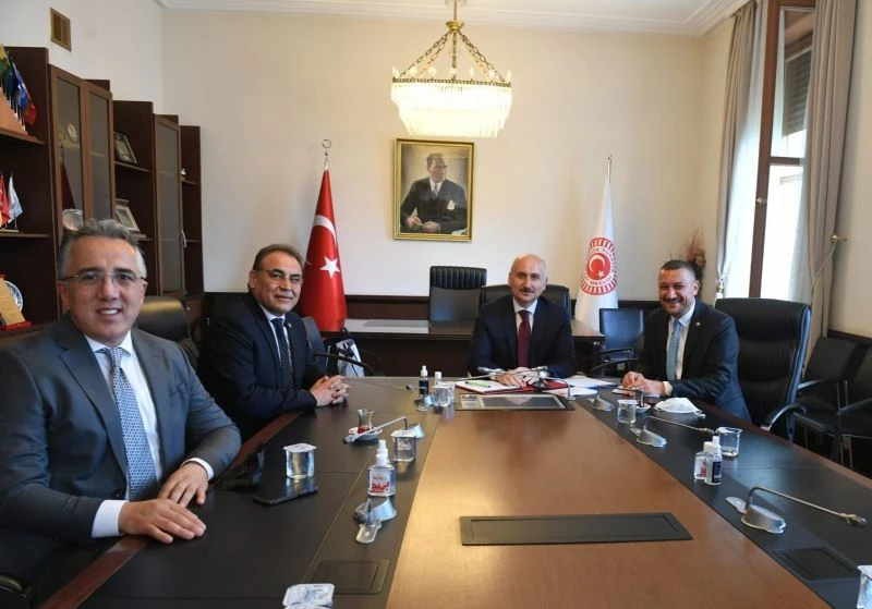 Ankara’da bulunan AK Parti heyeti çevreyolu müjdesi verdi
