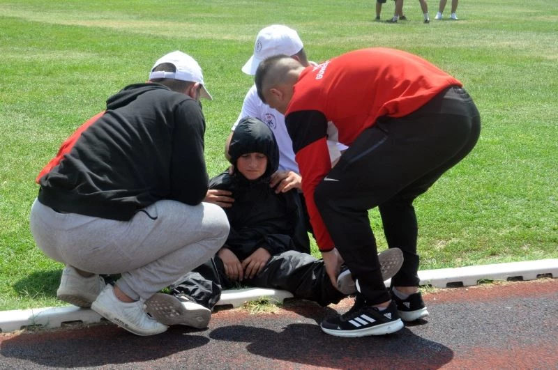 Minik pehlivanın hayali 650 gram ağırlığa bağlı
