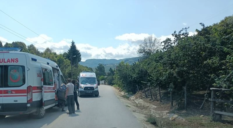 Tarım aracı şarampolden dereye uçtu: 1 yaralı
