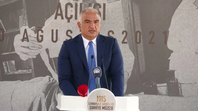 Bakan Ersoy, Çanakkale Muharebeleri Sıhhiye Müzesini açtı
