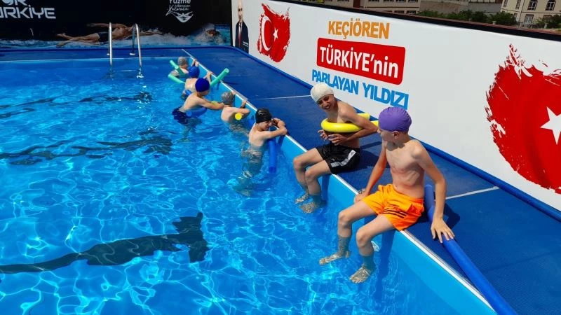 Prefabrik havuzlar eğitimin ve eğlencenin merkezi oldu
