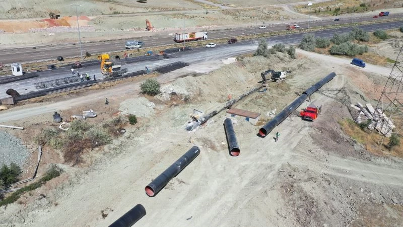 ASKİ, Bağlıca Bulvarı-Çevre Yolu bağlantısı için altyapı mesaisinde
