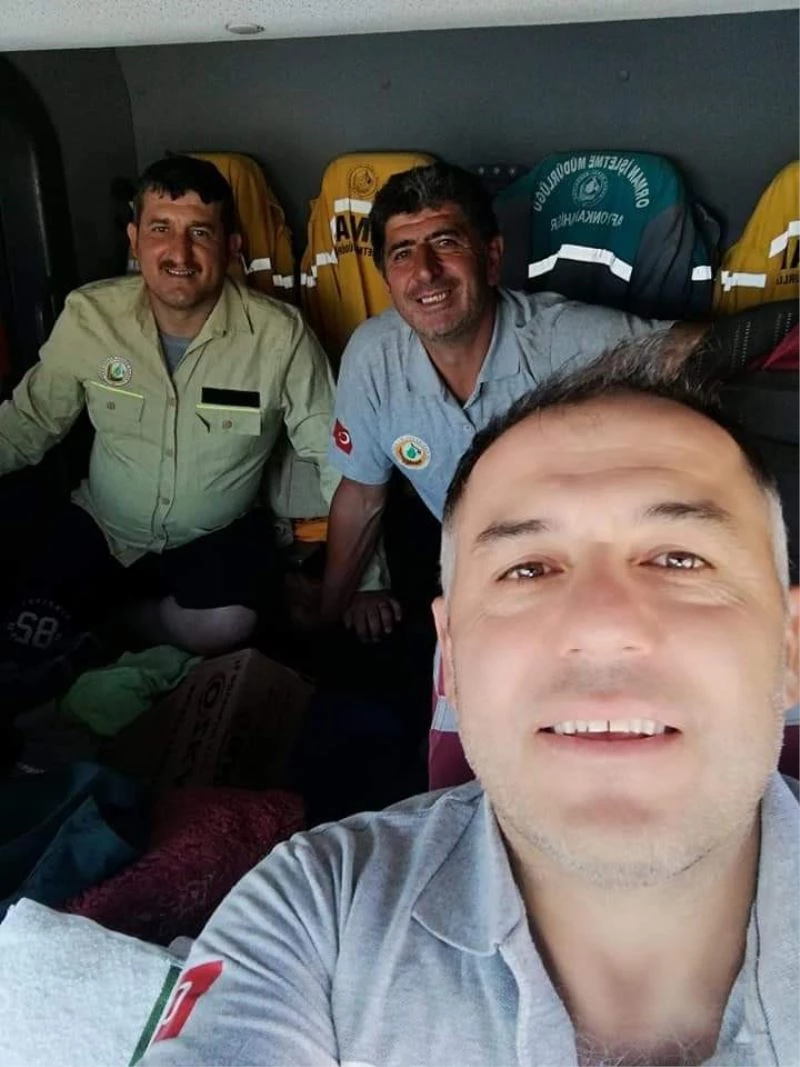 Şuhutlu orman ekipleri Manavgat yangınından ilçeye döndü
