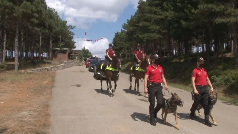 Aydos Orman’ında yangınlara karşı denetim
