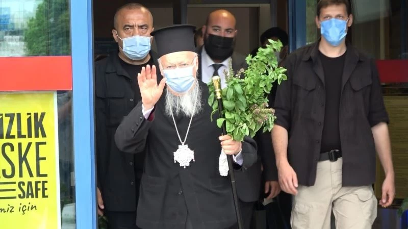 Fener Rum Patriği Bartholomeos Sümela’daki ayin için Trabzon’a geldi
