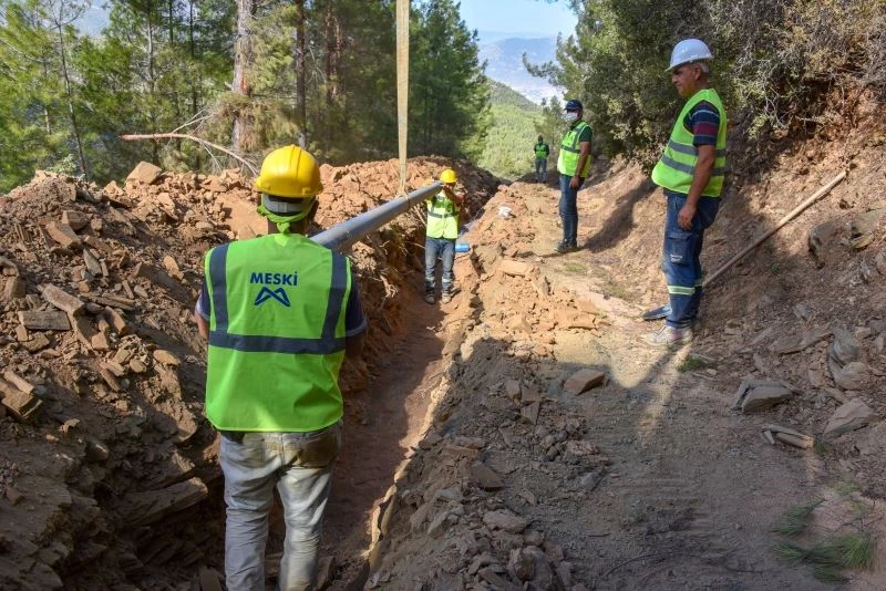 Anamur’da içmesuyu çalışmaları sürüyor
