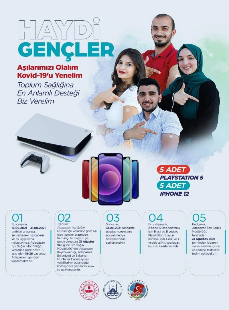 Aşı teşviki için gençlere oyun konsolu ve akıllı telefon verilecek
