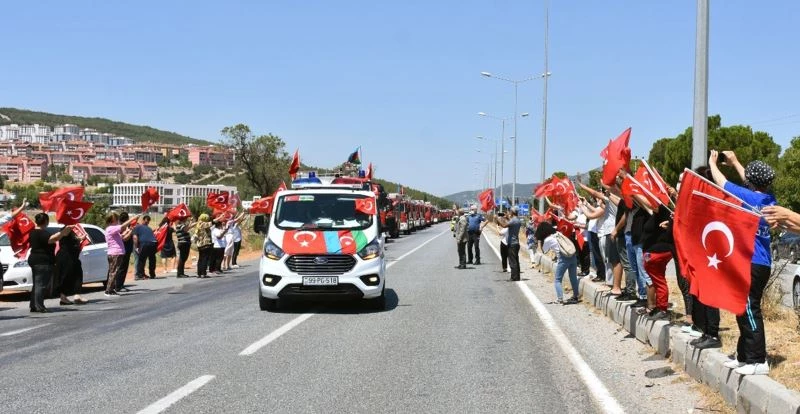 Gardaş ’alev savaşçıları’ uğurlandı
