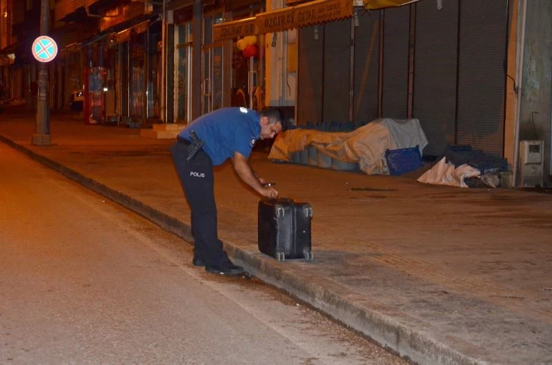 Ünye’de bavul paniği
