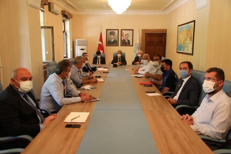 Yangın ve Sel Afeti Yardım Kampanyasına destek için toplantı yapıldı
