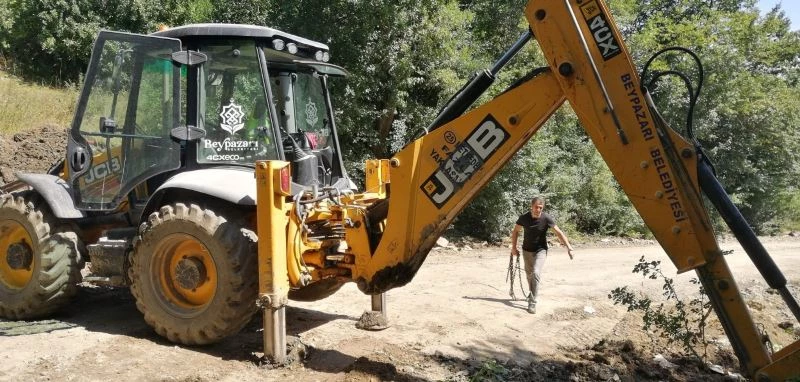 Beypazarı Belediyesi’nin ekipleri Kastamonu Azdavay’da mesaiye devam ediyor
