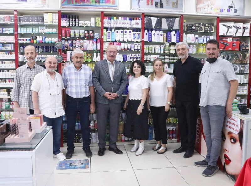 ATO Başkanı Baran, Sıhhiye’de bulunan ATO üyesi işletmeleri ziyaret etti
