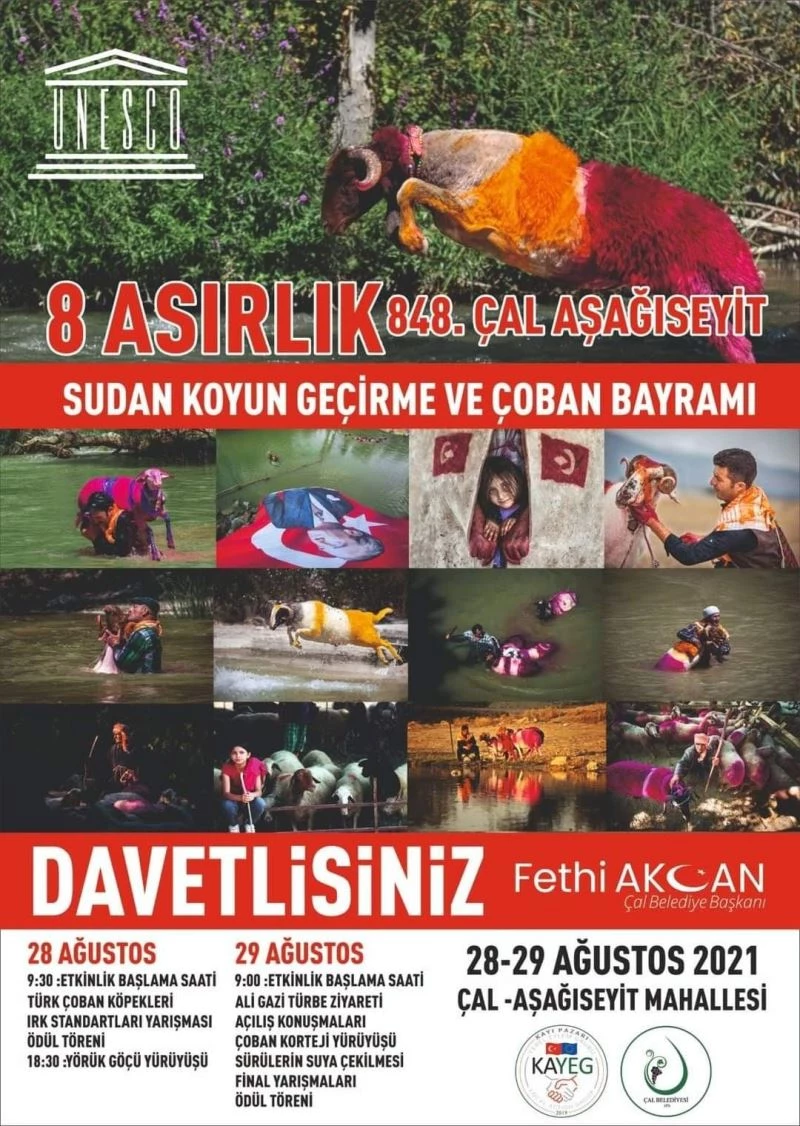 Kınalı koçlar şehir merkezine iniyor
